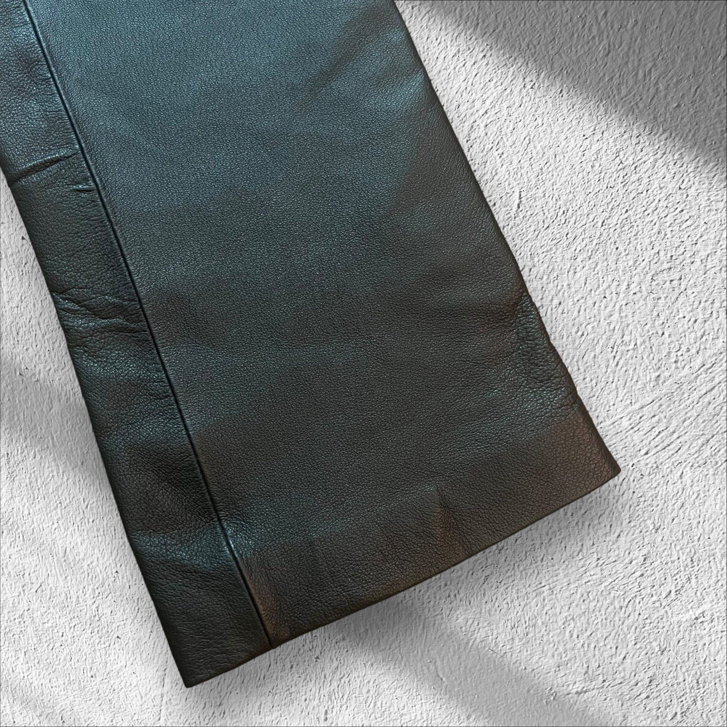 Vintage Clio Women’s Leather Pants – Black – Size 4