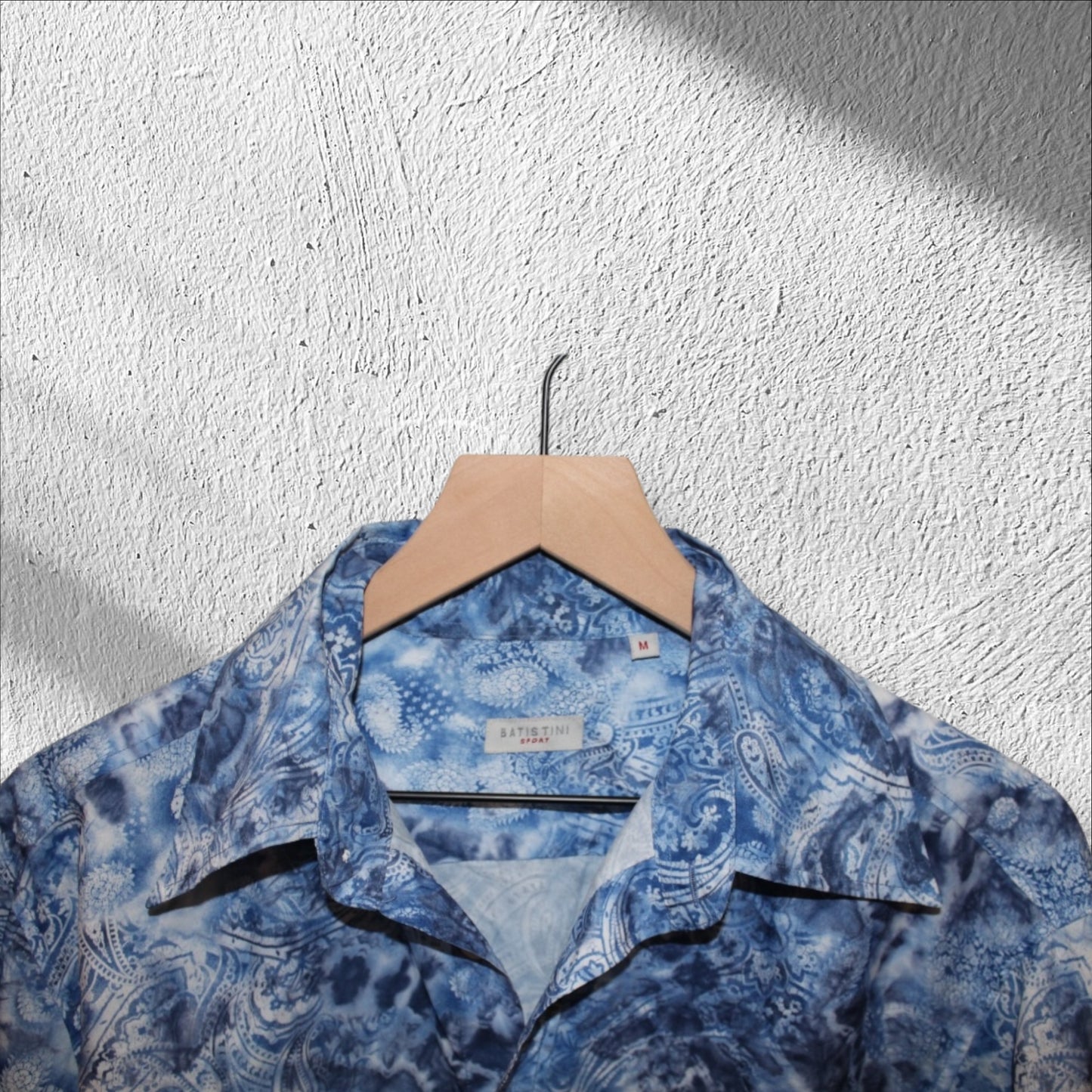 Batistini Silk Paisley Floral Button-Up Dress Shirt