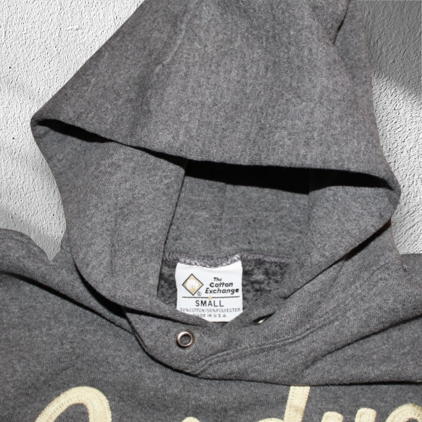 Vintage 90s Purdue Boilermakers Gray Hoodie – Small (Made in USA)