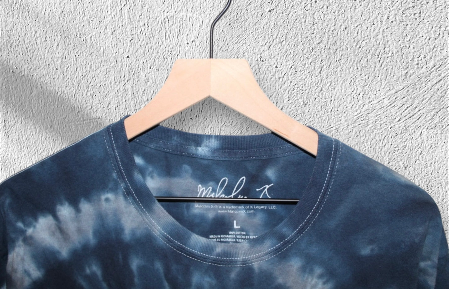 Malcolm X By Any Means Necessary Tie Dye Shirt Large