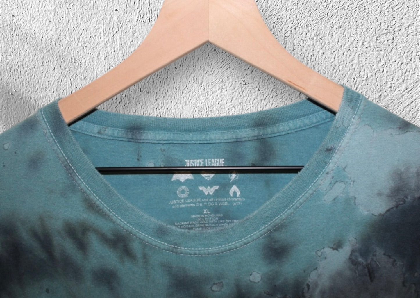 Superman Tie-Dye Shirt Justice League DC Comics XL