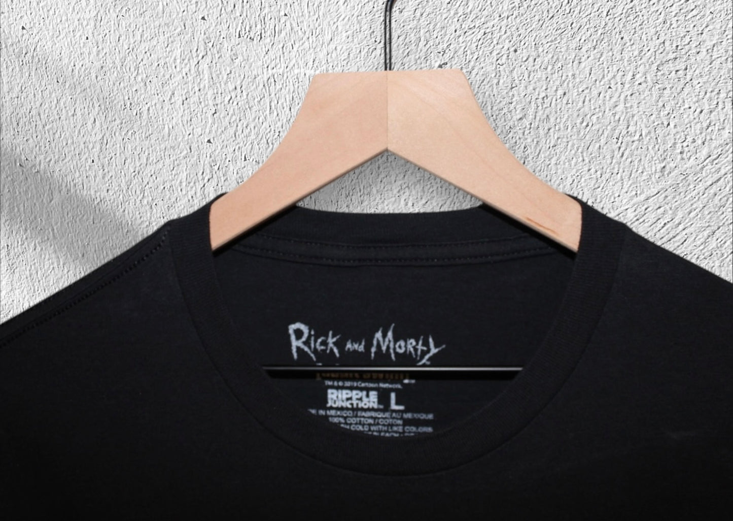 Rick & Morty Rick Holding Morty Eyes Open Shirt Large