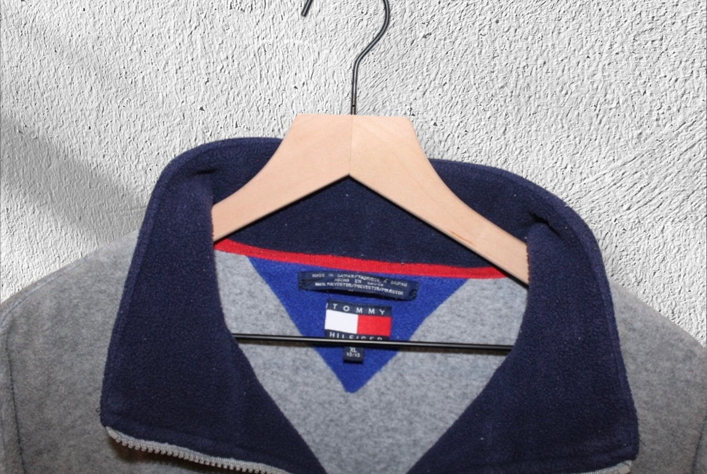 Vintage Tommy Hilfiger Sherpa Quarter Zip Pullover Sweater