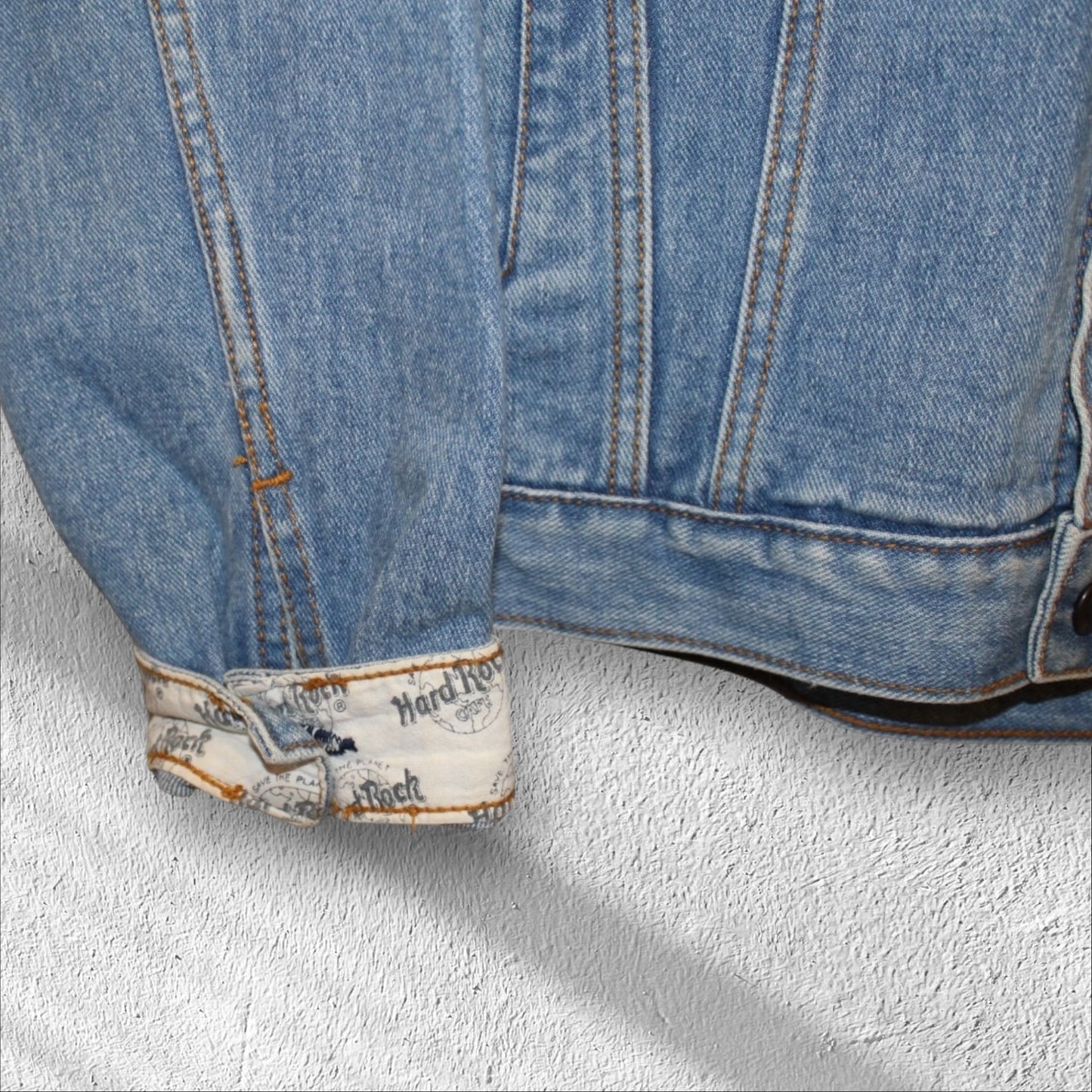 Vintage Hard Rock Cafe Atlanta Denim Jean Jacket Medium