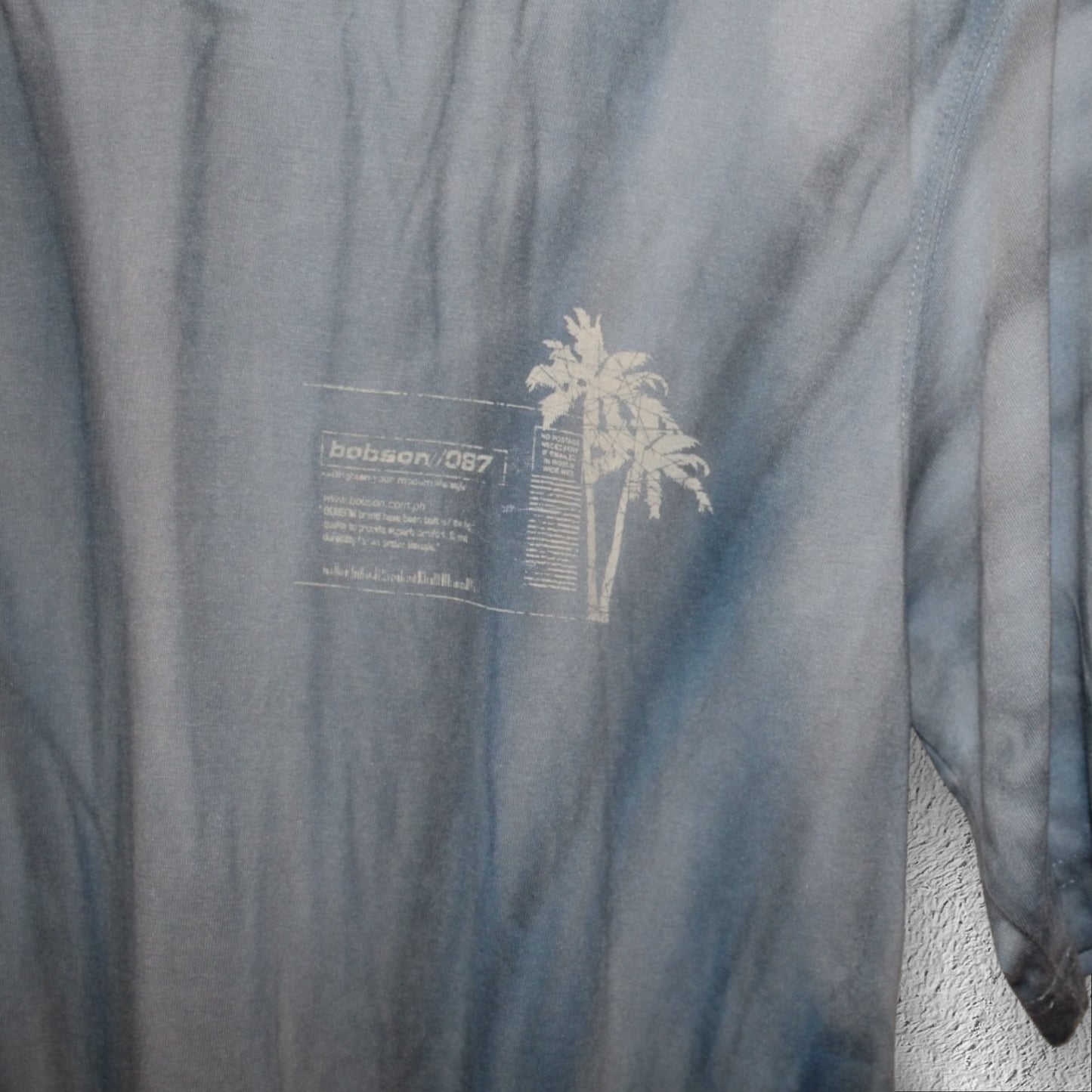 Vintage Bobson Palm Tree Tie Dye Graphic Shirt