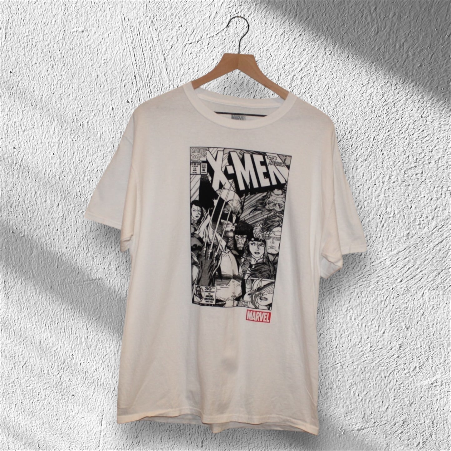 X-Men Wolverine Marvel Comic Book Strip Shirt Large