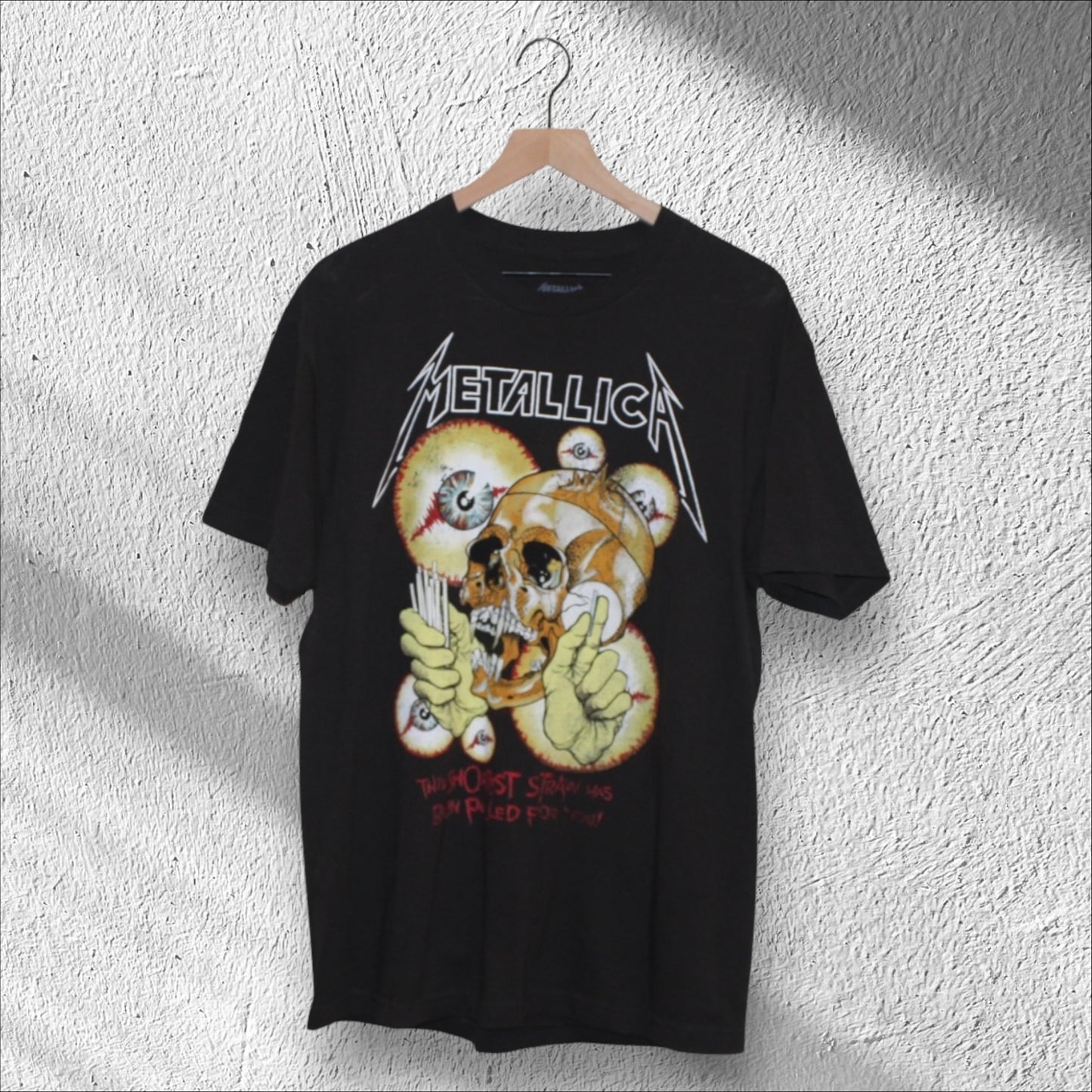 Metallica Shortest Straw Vintage Reprint Shirt Large