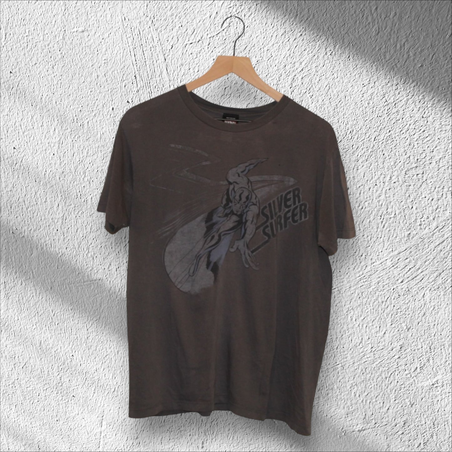 Vintage Silver Surfer Marvel Comics Mad Engine Shirt Large