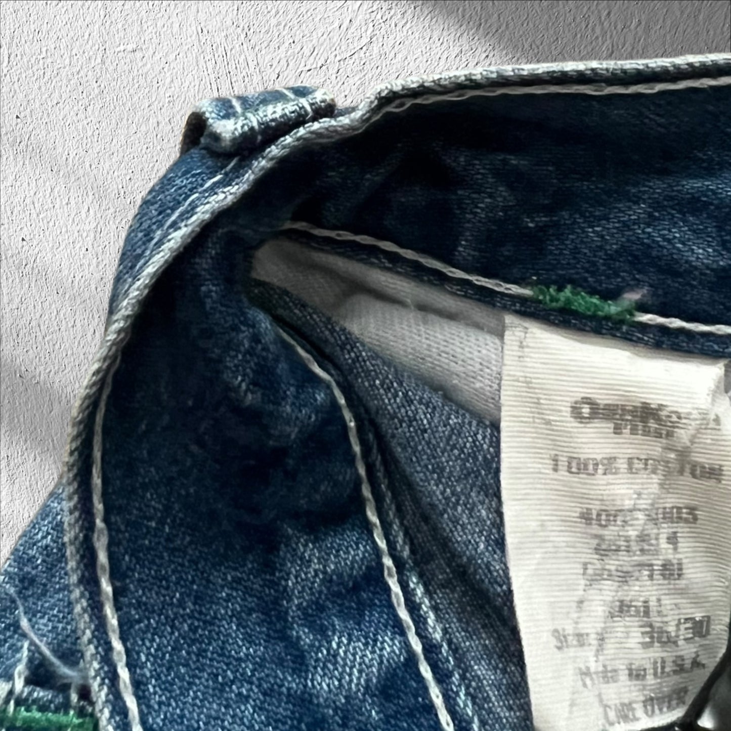 Vintage 90s Osh Kosh B’Gosh Carpenter Blue Jeans – Size 34x29