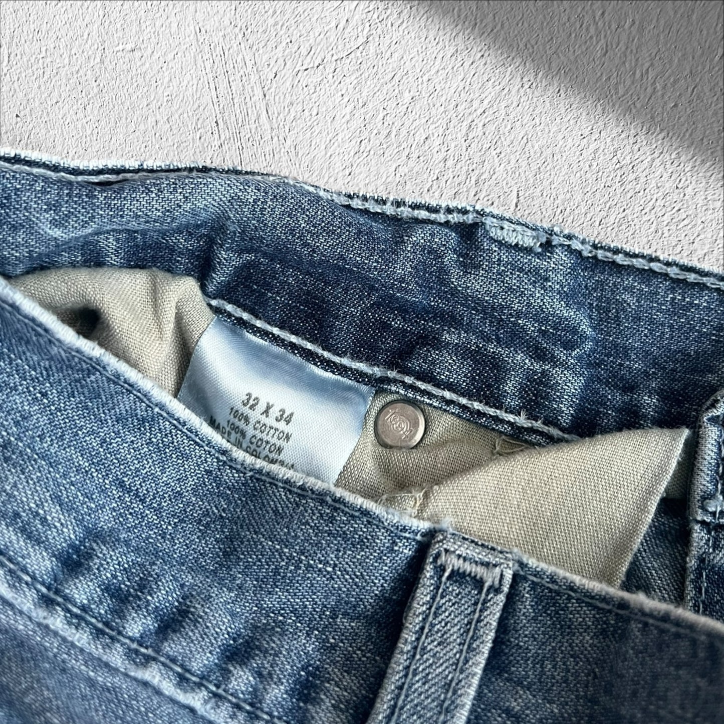 Vintage Old Navy Painter Pants Denim Blue Jeans – Size 32x34