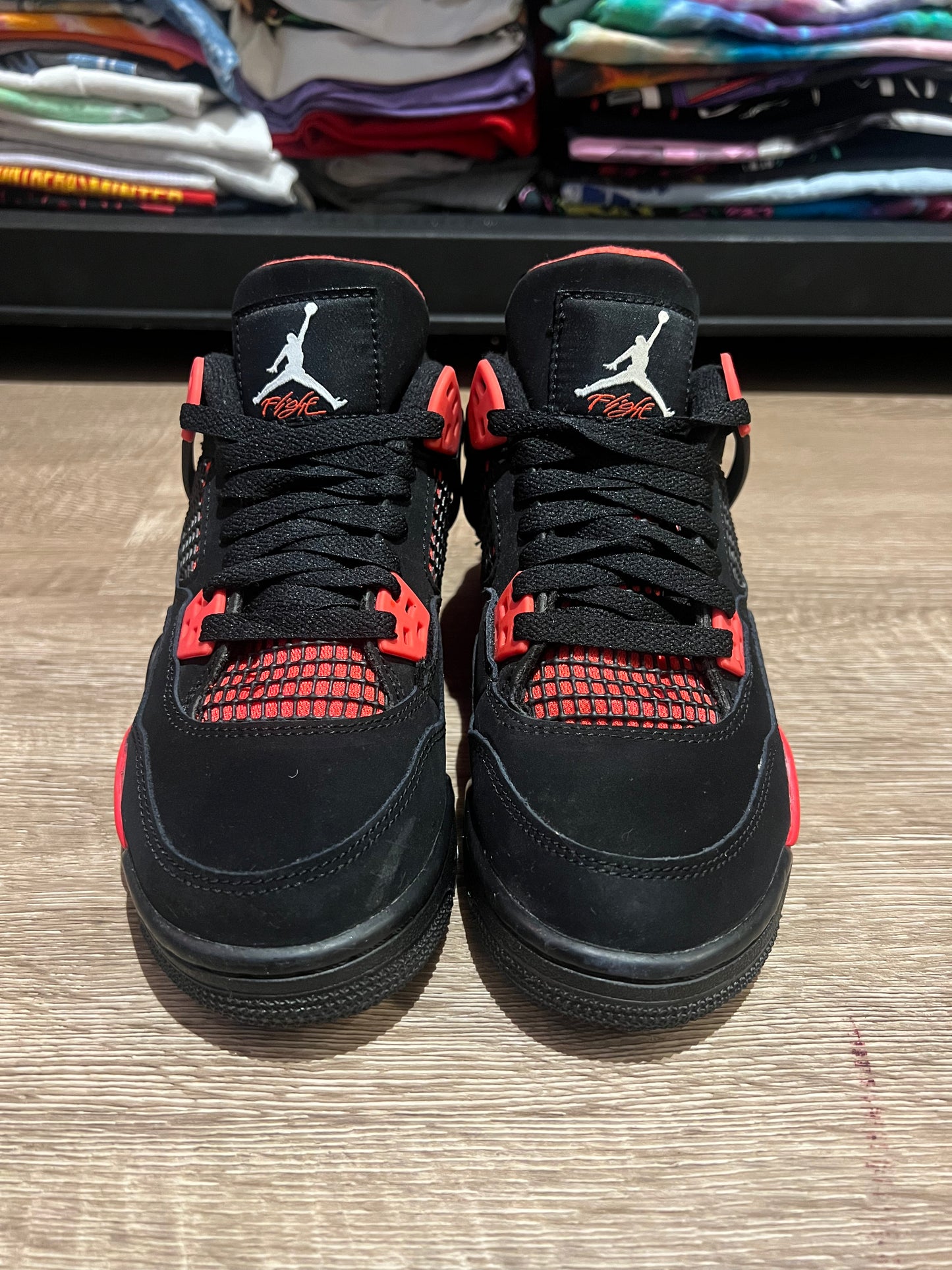 Air Jordan 4 Retro Red Thunder GS Size 4Y 408452-016
