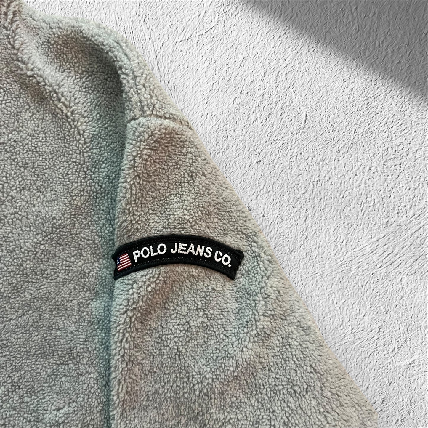 Vintage 90s Polo Ralph Lauren Jeans Co Striped Fleece Pullover – Size Large