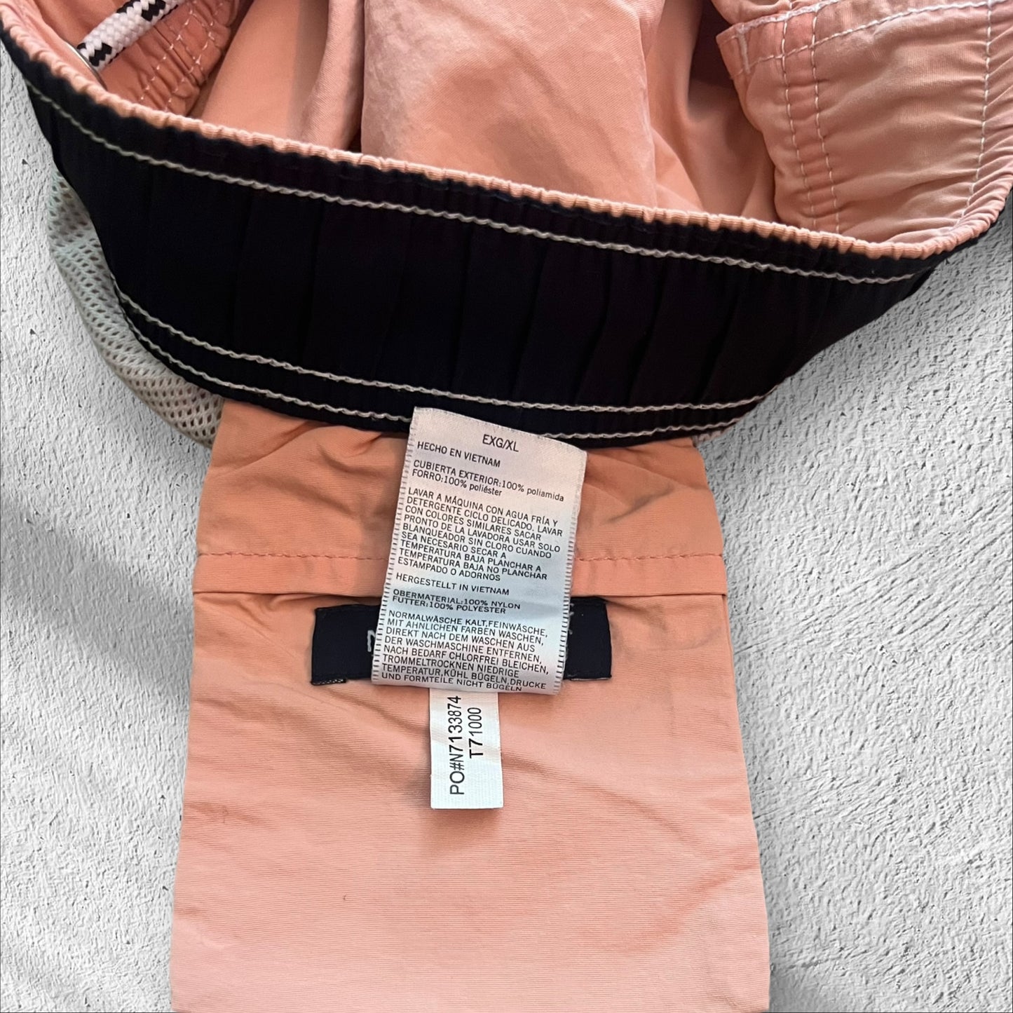 Nautica Pink Nylon Swimming Trunks – XL