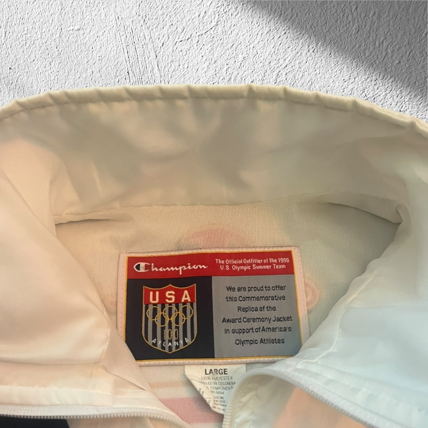 Vintage 1996 USA Olympic Champion Windbreaker Jacket – Large