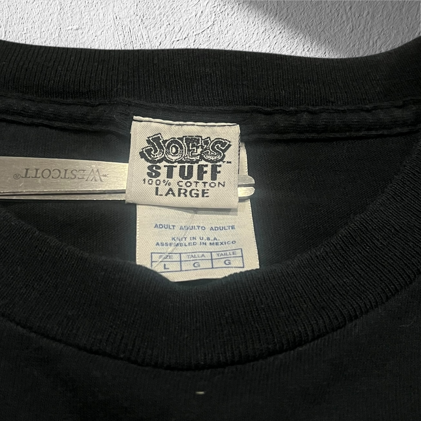 Vintage 2000s Joe’s Crab Shack Funny Graphic T-Shirt Size Large Black