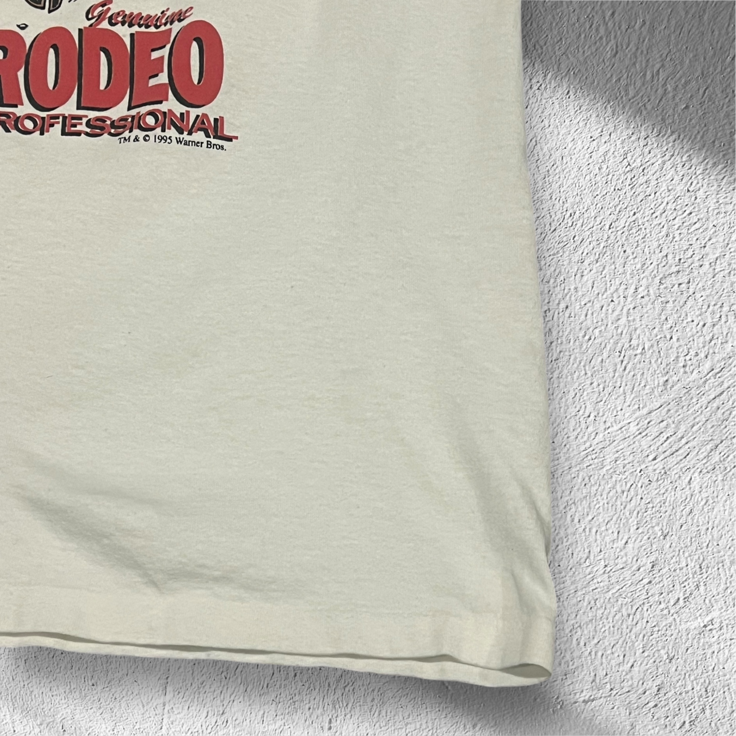 Vintage 90s Tasmanian Devil “Taz” Rodeo Looney Tunes T‑Shirt Size Large