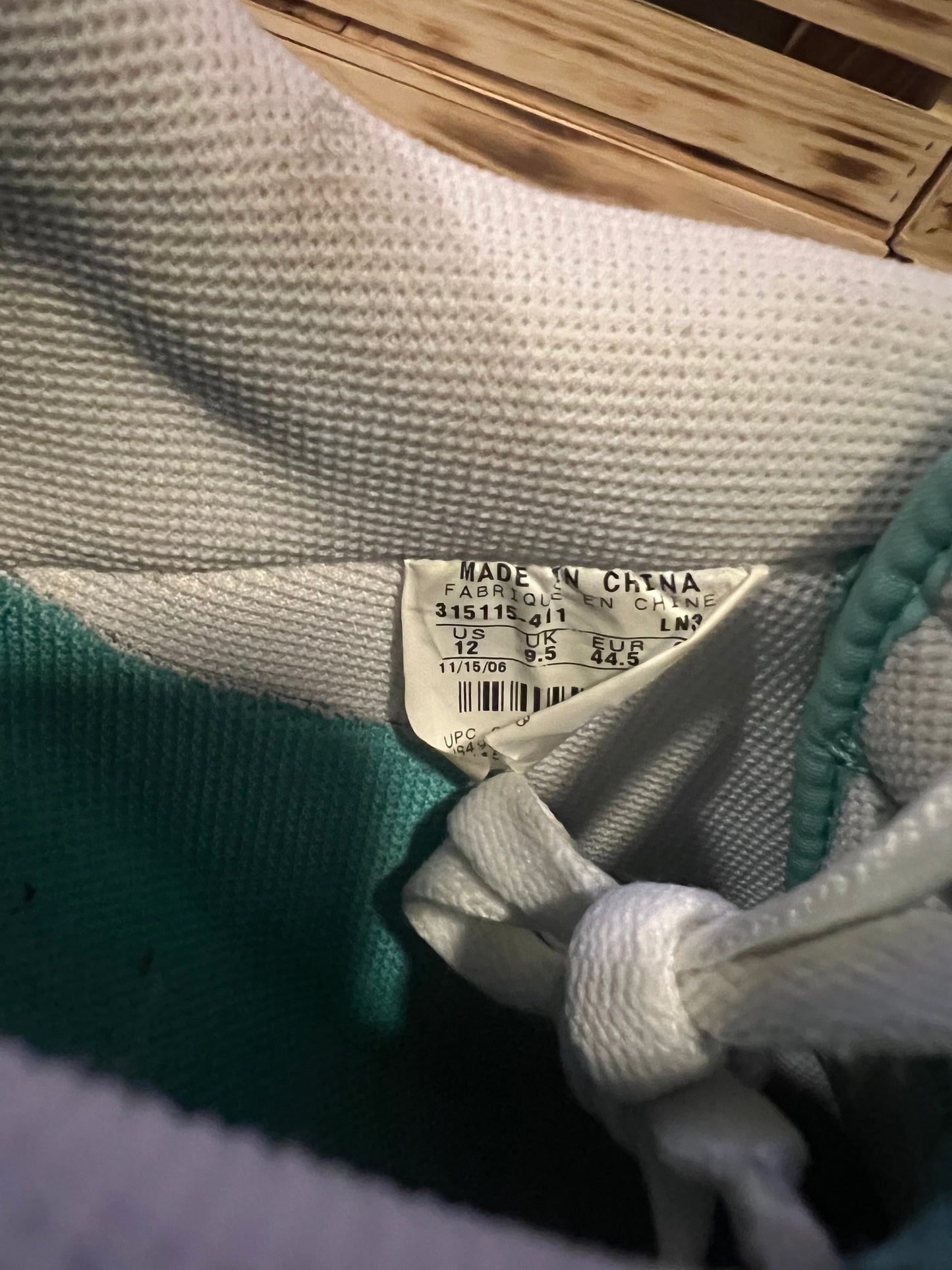 Vintage 2006 Nike Air Force One Low Cloverdale Park Mens 10.5 / Womens 12