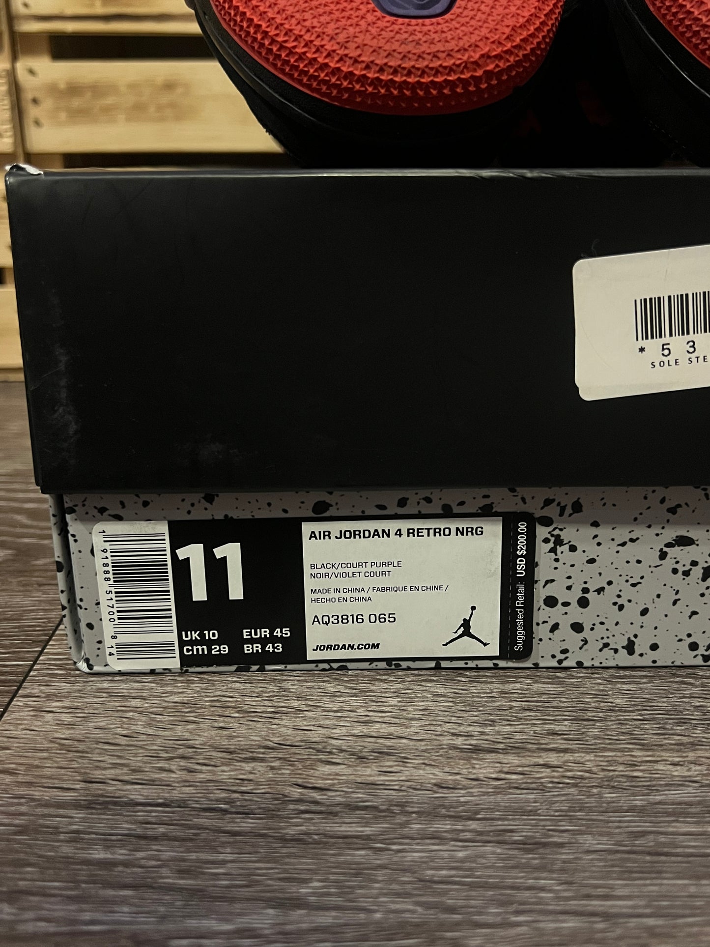 Air Jordan 4 Retro NRG Raptors — Size 11