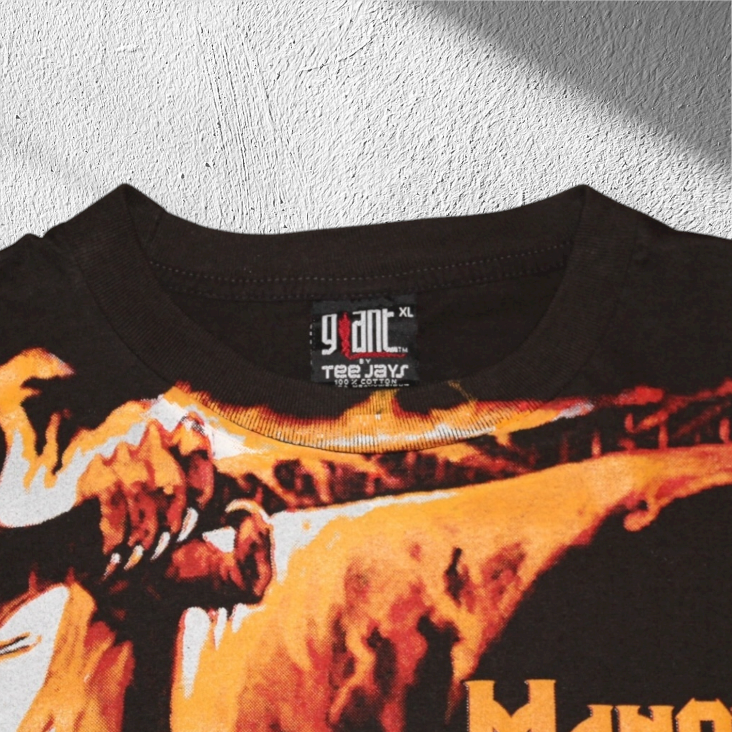 Manowar “Hell on Stage” All Over Print Shirt Reprint XL