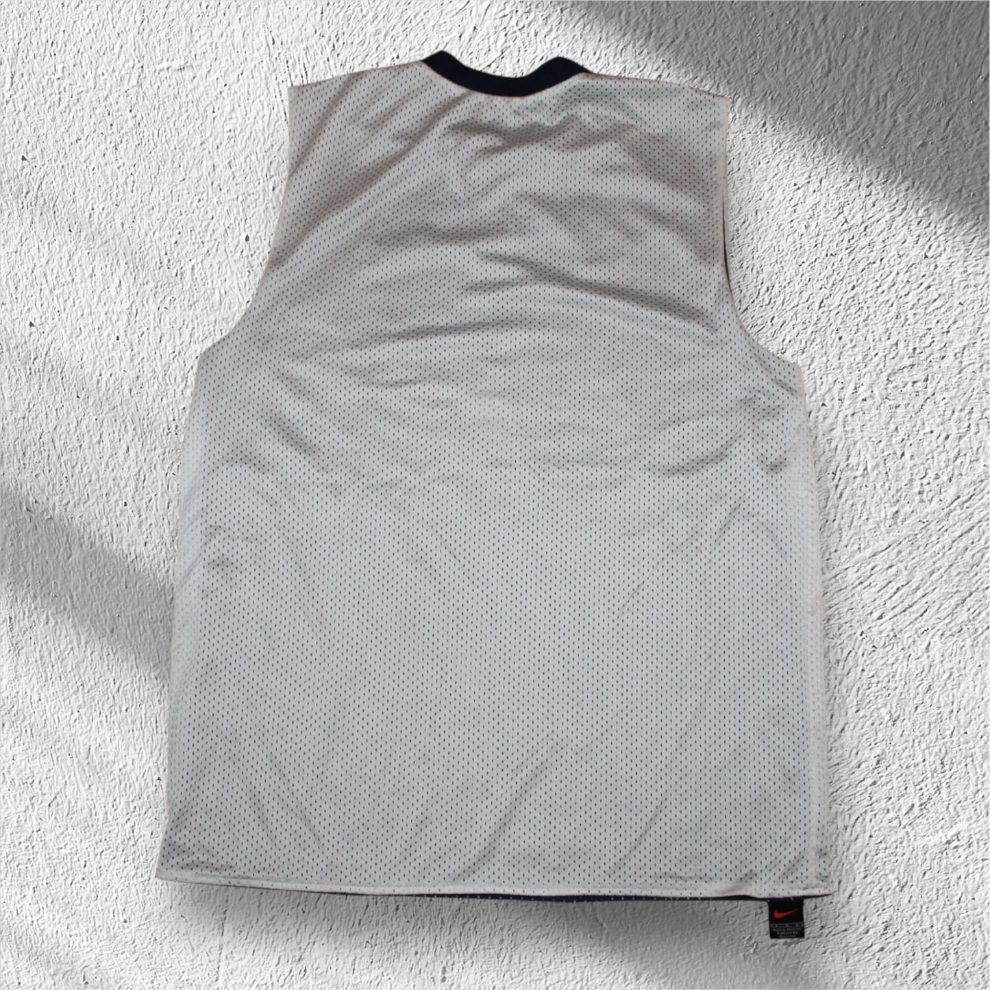 Vintage 90s Nike Mesh Reversible Basketball Jersey Mini Swoosh – Large