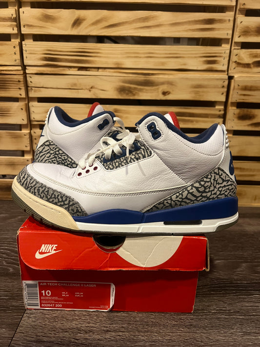 Air Jordan 3 Retro True Blue Size 11.5