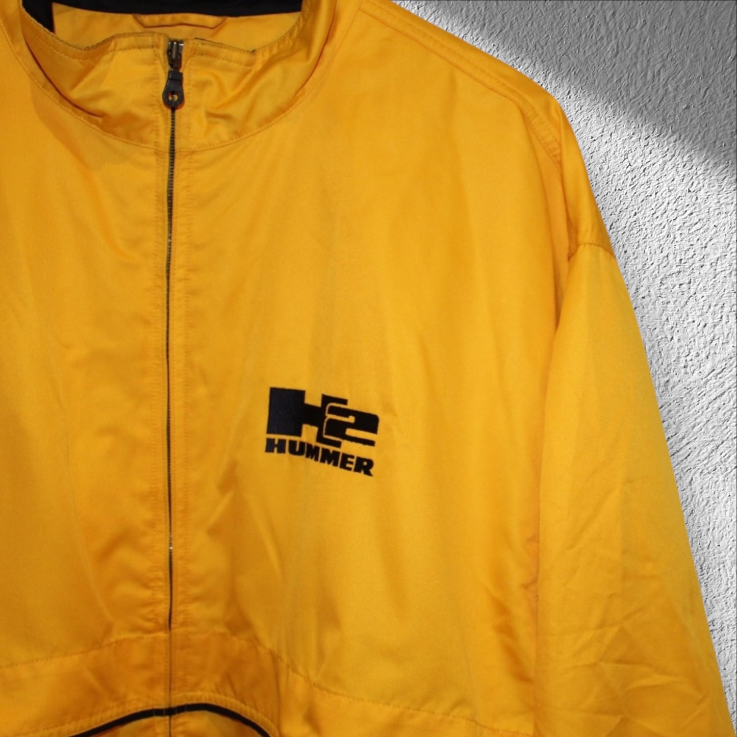 Vintage Y2K Cutter & Buck H2 Hummer Yellow Windbreaker Men’s XL