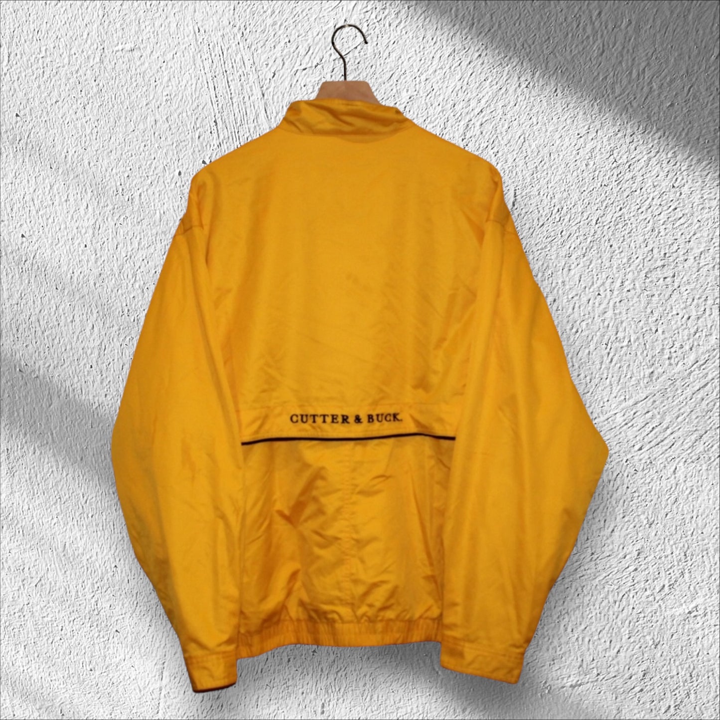 Vintage Y2K Cutter & Buck H2 Hummer Yellow Windbreaker Men’s XL
