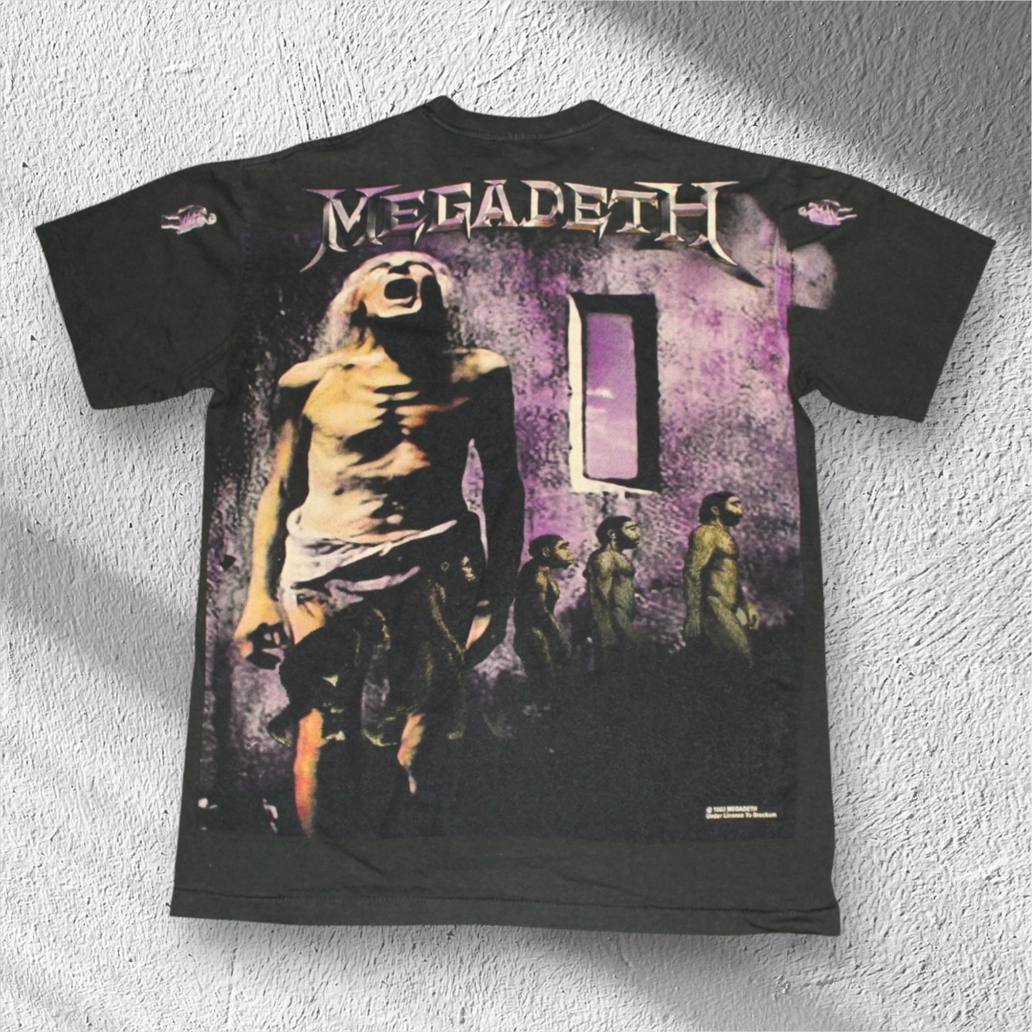 Megadeth “Countdown to Extinction” All-Over Print Graphic T-Shirt XL