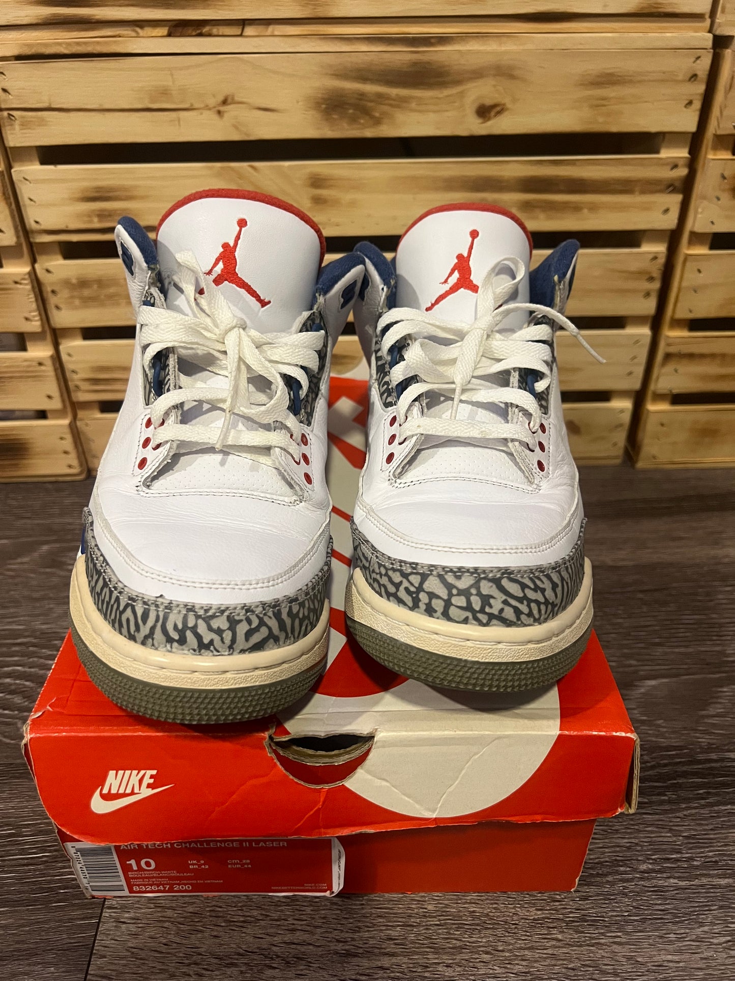 Air Jordan 3 Retro True Blue Size 11.5