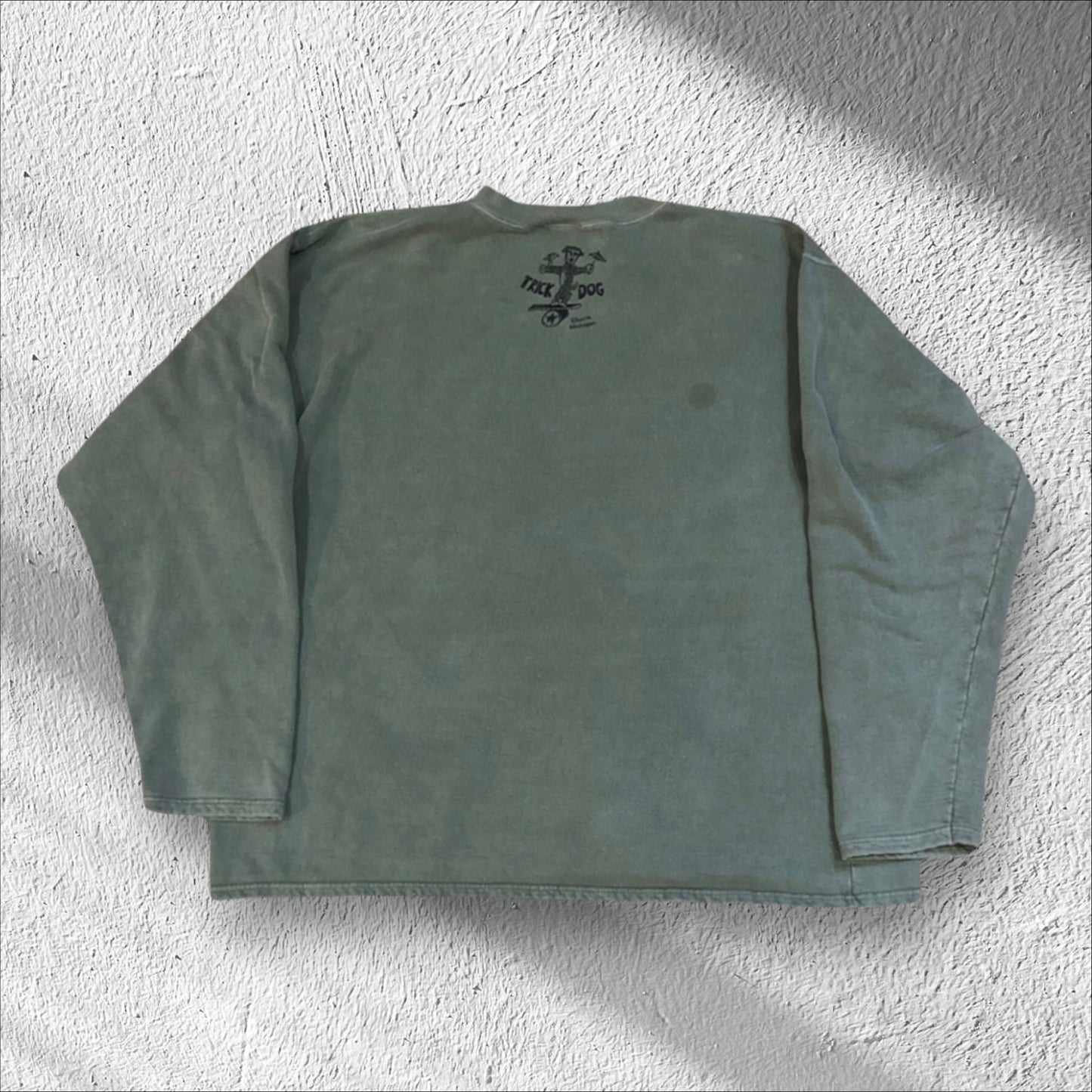 Vintage 90s Canoe Abstract Art Men’s Sweatshirt – Size Large