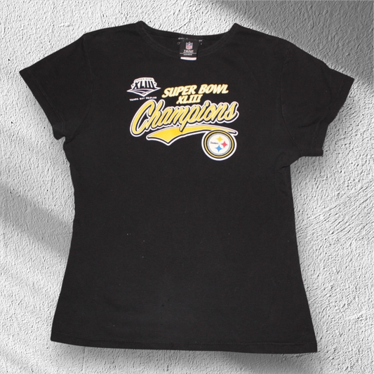 Vintage Pittsburgh Steelers Super Bowl XLIII Women’s T-Shirt – XL