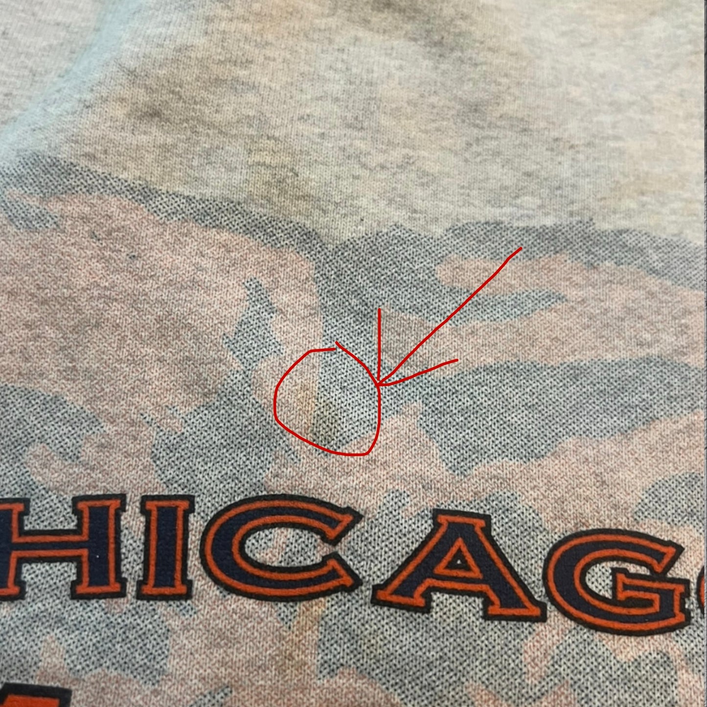 Vintage 90s Chicago Bears Big Bear Crewneck Sweatshirt – Large