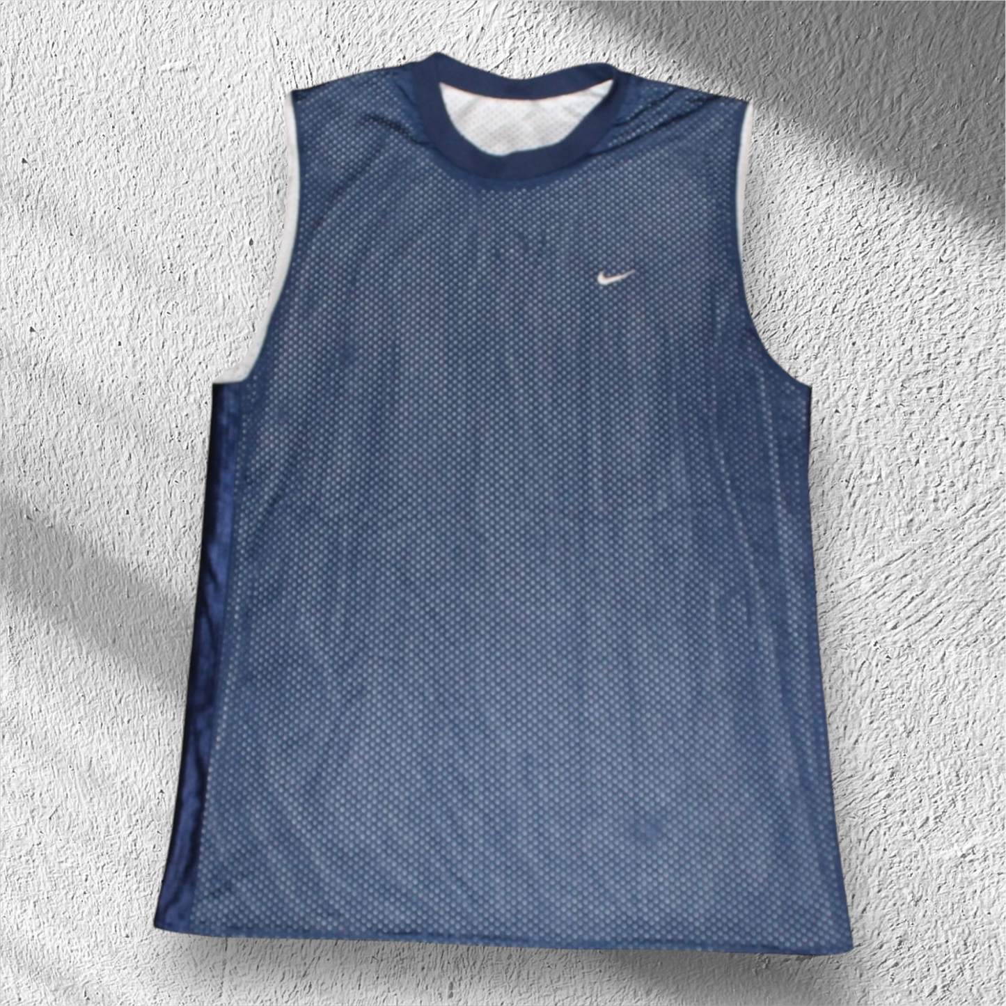 Vintage 90s Nike Mesh Reversible Basketball Jersey Mini Swoosh – Large