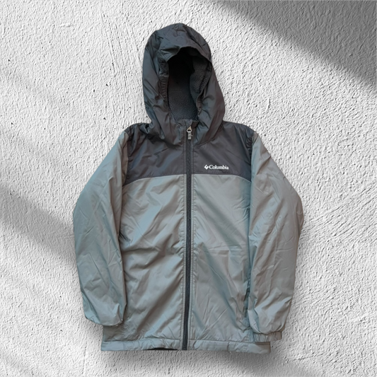 Columbia Glenmaker Youth Boys Jacket – Grey, Medium (10-12), Good Condition