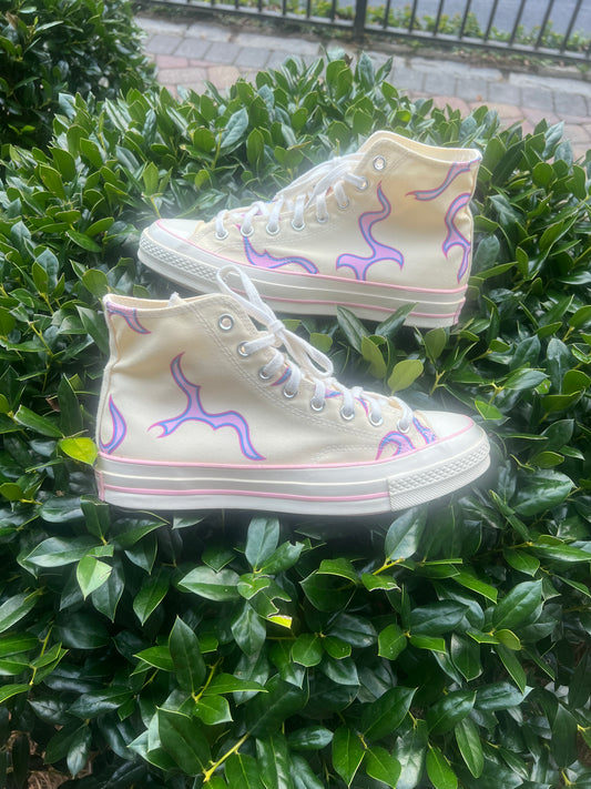 Converse Chuck 70 Golf Le Fleur Flame Pastel Yellow Sneakers Men’s Size 8.5