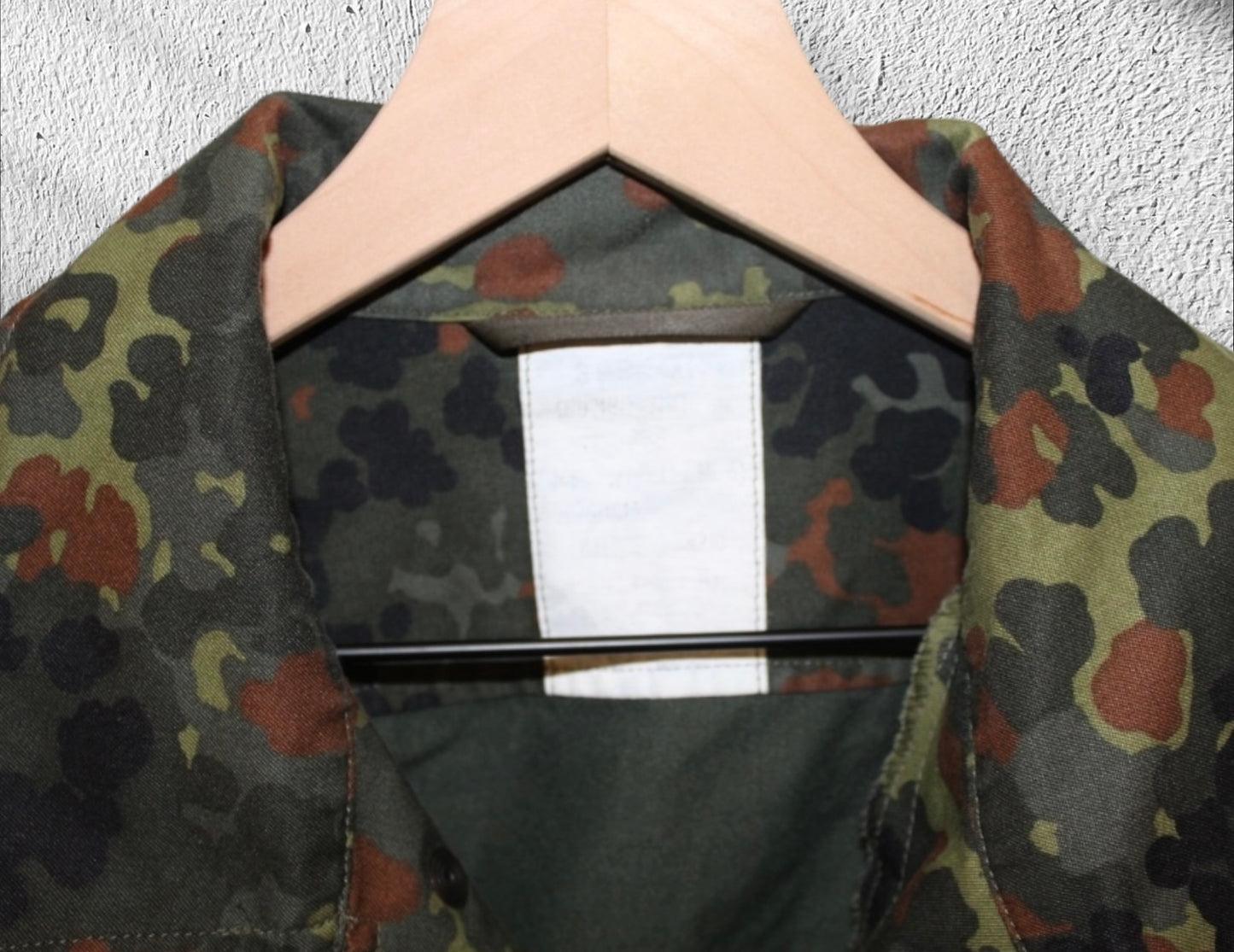 Vintage German Bundeswehr Flecktarn Camo Jacket Large