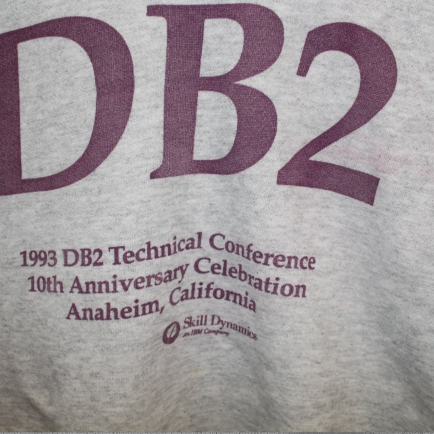 Vintage 1993 DB2 Technical Conference Sweatshirt Large