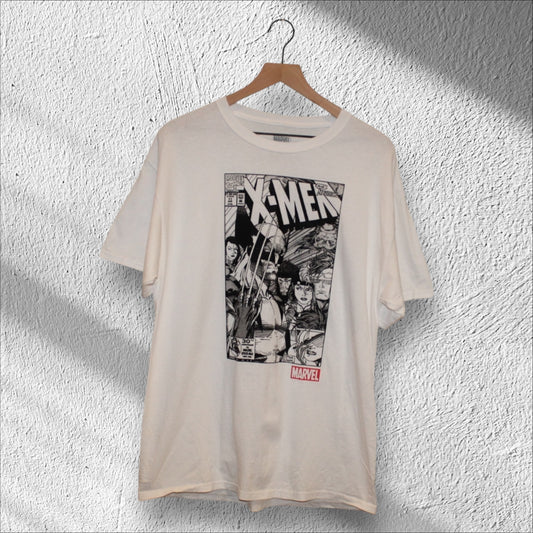 X-Men Wolverine Marvel Comic Book Strip Shirt Large