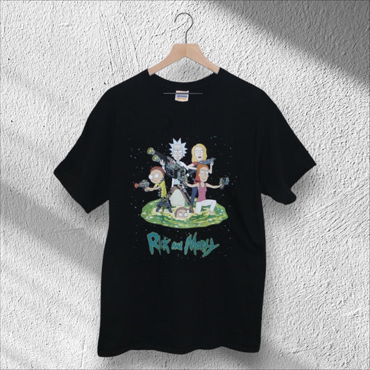 Rick & Morty Portal Shirt Adult Swim Large