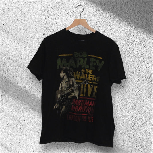 Bob Marley Rastaman Vibration Tour Shirt Large
