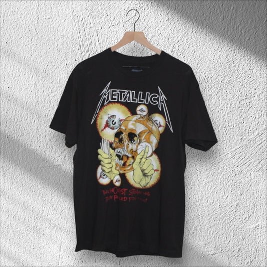 Metallica Shortest Straw Vintage Reprint Shirt Large