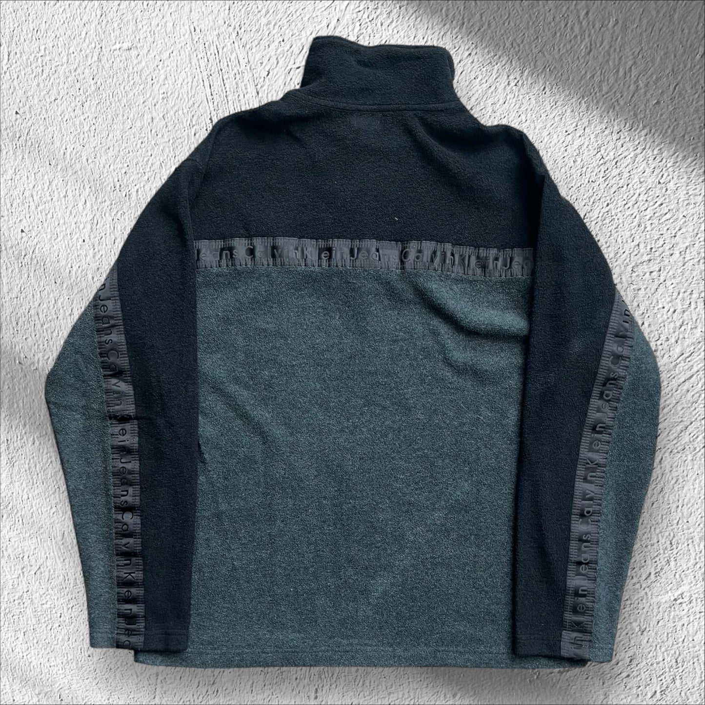 Vintage 90s Calvin Klein Jeans Quarter Zip Pullover – Size Large