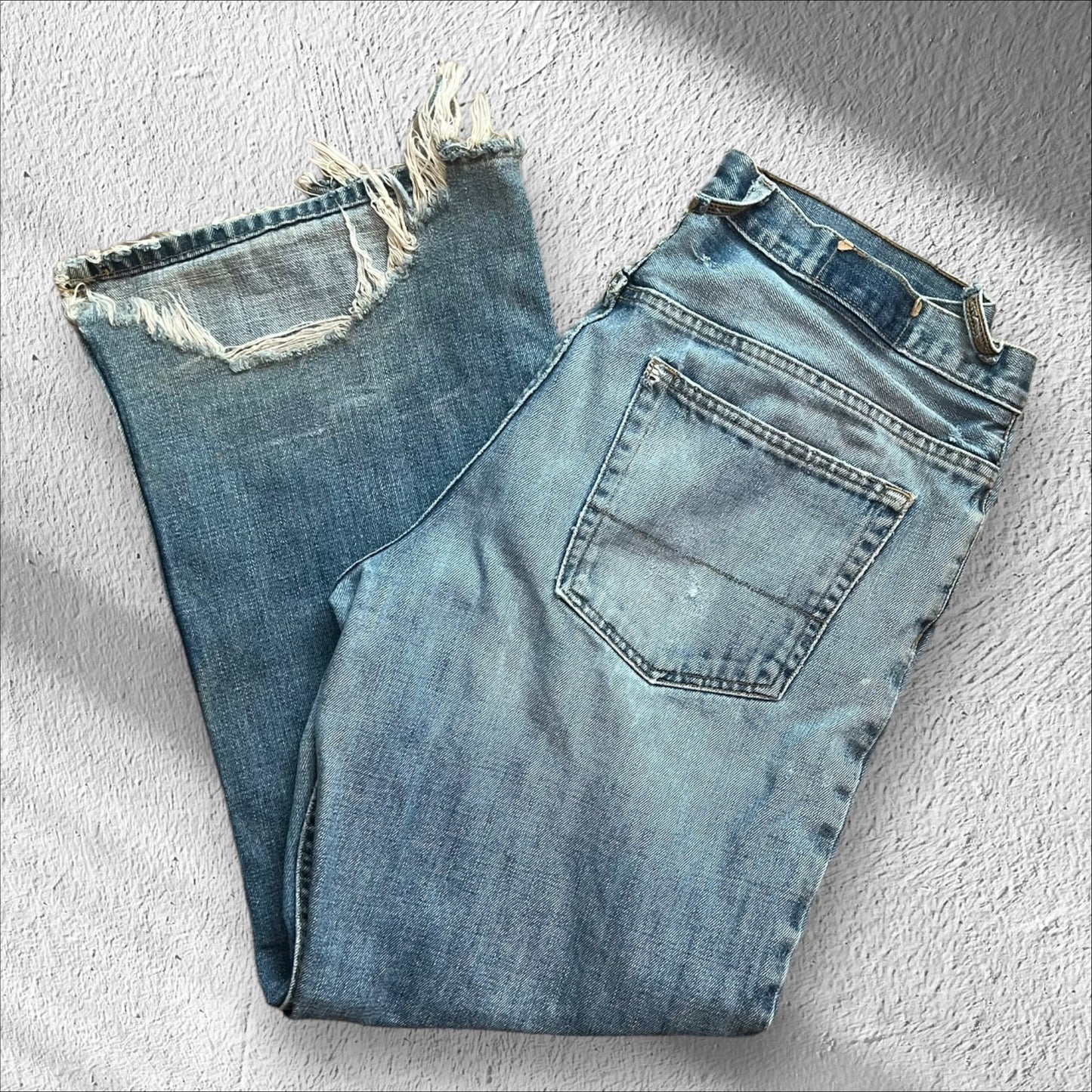 Vintage Y2K Aeropostale Boot Cut Denim Blue Jeans – Size 36x32
