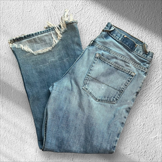 Vintage Y2K Aeropostale Boot Cut Denim Blue Jeans – Size 36x32