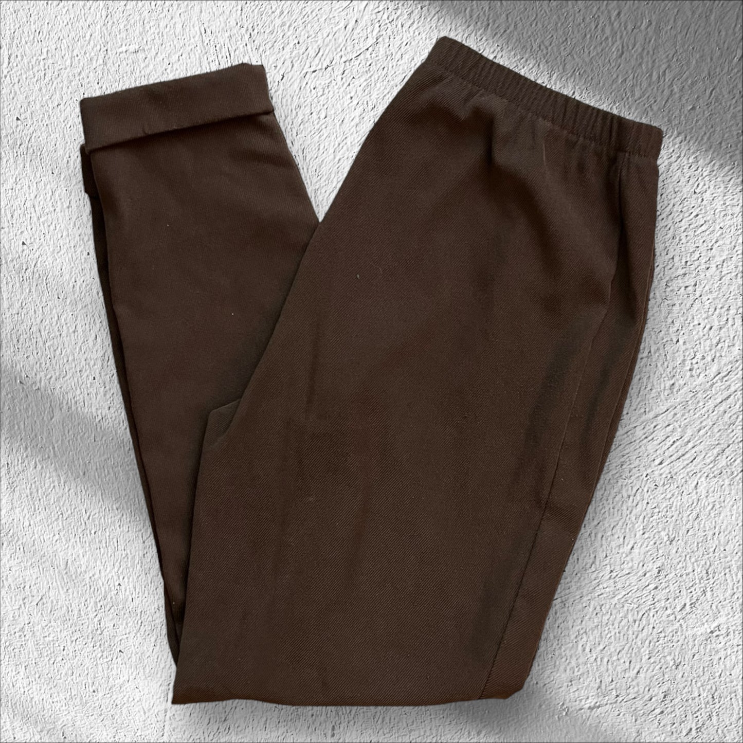 Vintage 90s Denim & Co Brown Women’s Jumpsuit Trouser Pants – Size XL