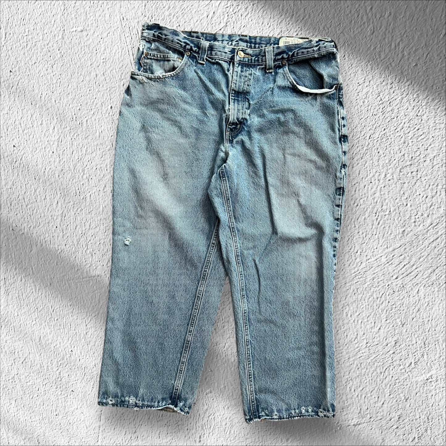 Vintage Carhartt Relaxed Fit Denim Blue Jeans – Size 36x28