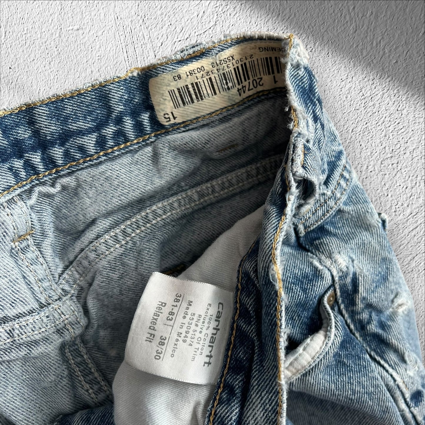 Vintage Carhartt Relaxed Fit Denim Blue Jeans – Size 36x28