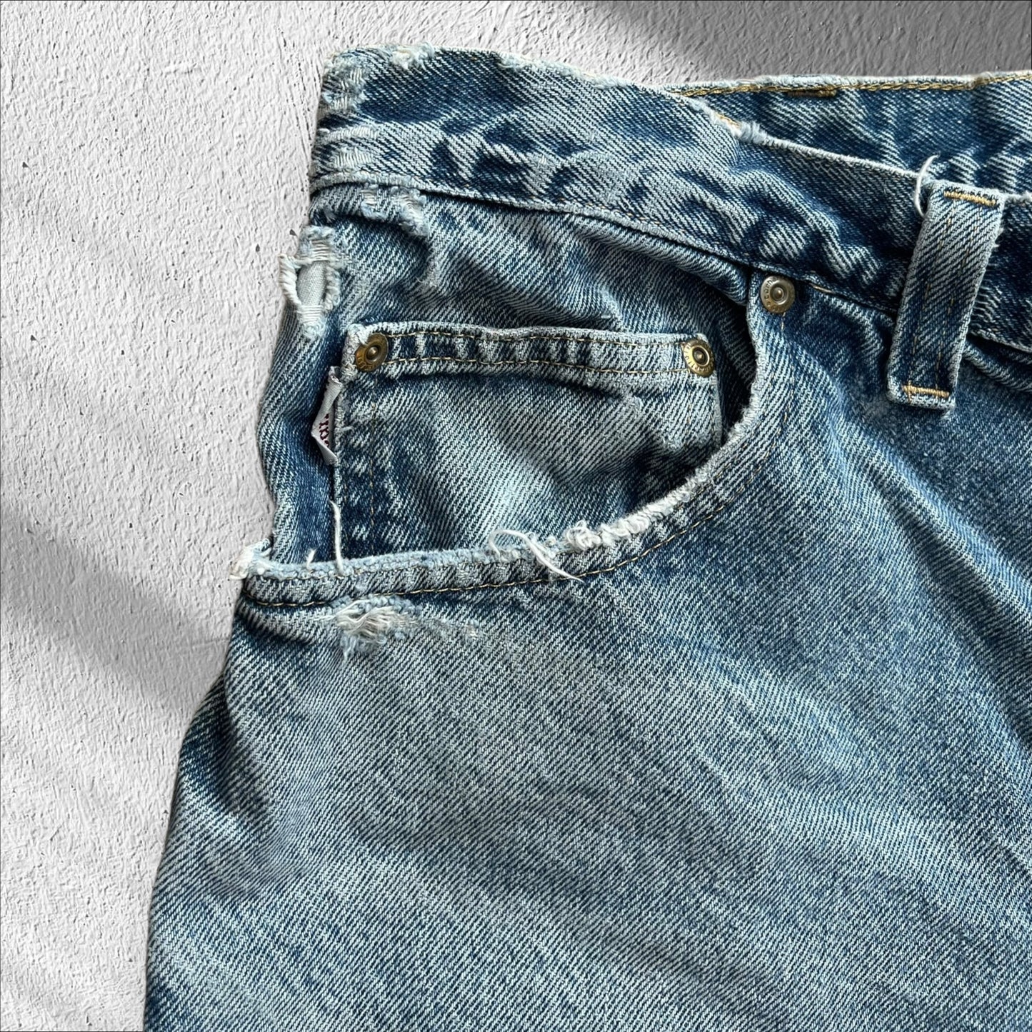 Vintage Carhartt Relaxed Fit Denim Blue Jeans – Size 36x28