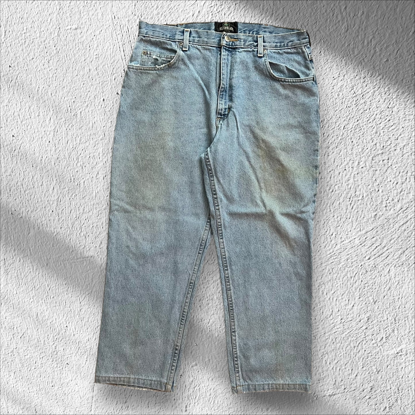 Vintage 90s Redhead Blue Jeans Straight Leg Denim – Size 34x27