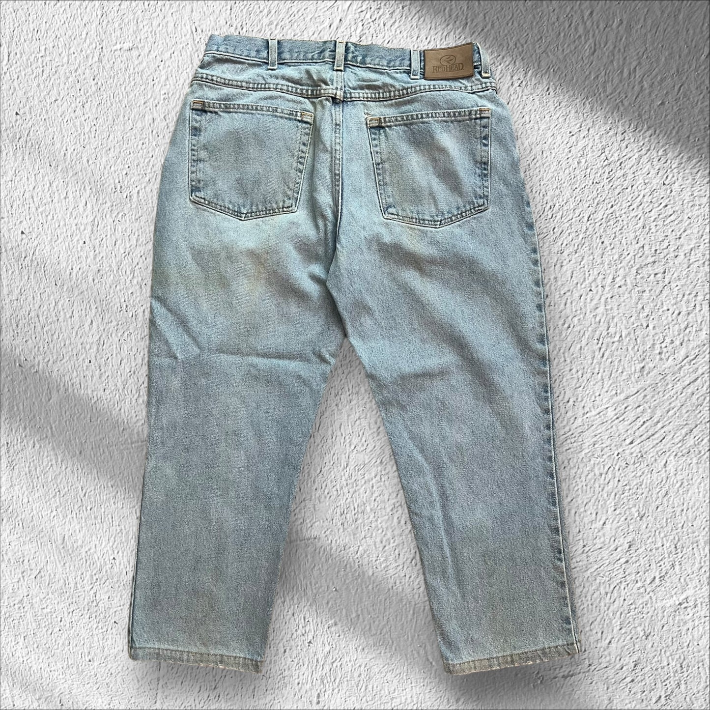 Vintage 90s Redhead Blue Jeans Straight Leg Denim – Size 34x27